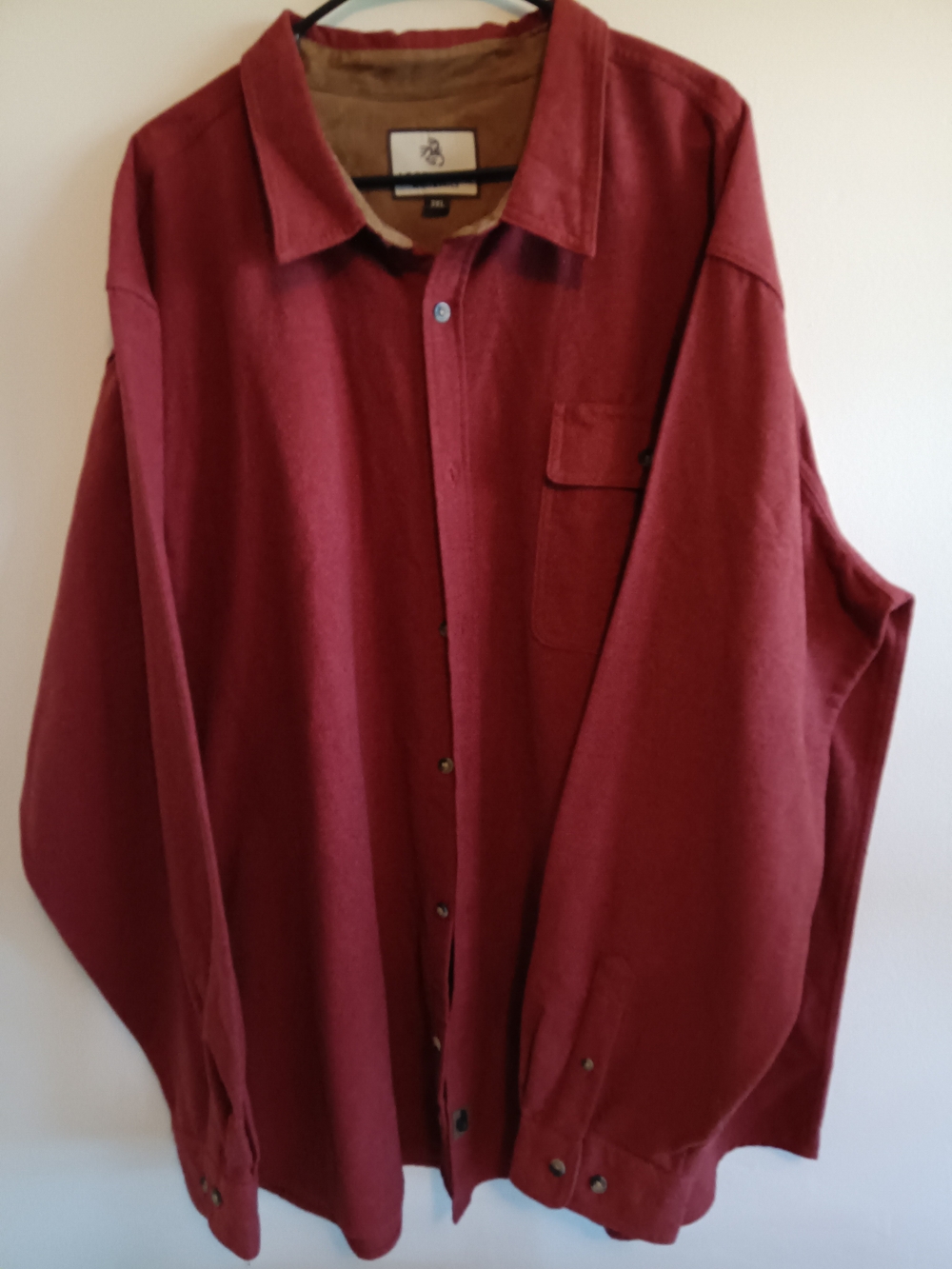 Legendary Whitetails Men's Button-Up Shirt Jacket - Deep Red